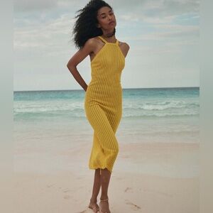 Doen Yellow Knit Dress